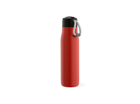 Lena Trinkflasche recy.Edelstahl, 570 ml. Mit Tragegriff aus rPET