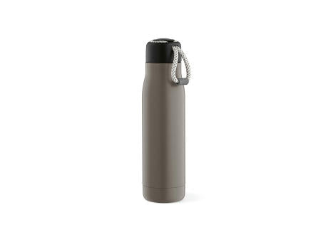 Lena Trinkflasche recy.Edelstahl, 570 ml. Mit Tragegriff aus rPET