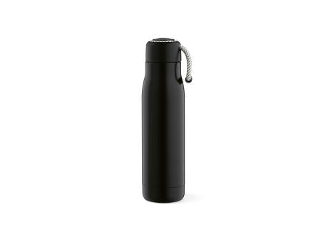 Lena Trinkflasche recy.Edelstahl, 570 ml. Mit Tragegriff aus rPET