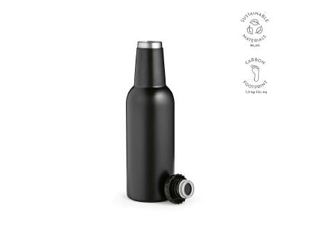 Sepik Trinkflasche recy.Edelstahl, 360 ml. Doppelwandig. Auslaufsicher