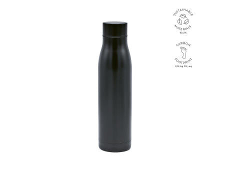Acuara Trinkflasche aus recy.Edelstahl, 630 ml. Doppelwandig