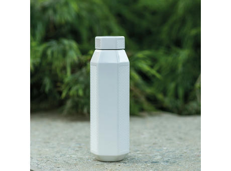 Hexagul Trinkflasche aus recy.Edelstahl, 530ml. Doppelwandig