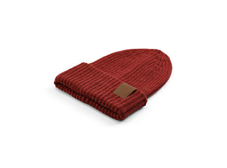 Cobain Mütze aus rPET und Wolle. Mit personalisierbarem Aufnäher