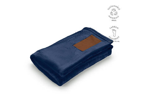 Van-Eyck Decke aus rPET (240 g/m²). Mit personalisierbarem Aufnäher