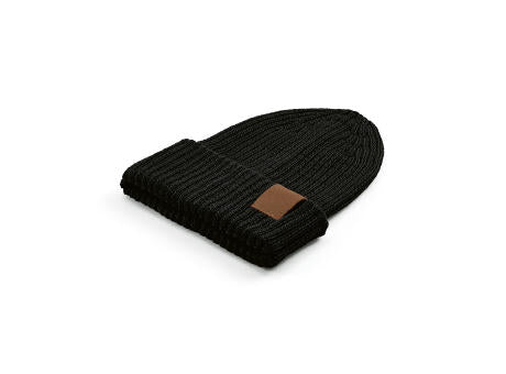 Cobain Mütze aus rPET und Wolle. Mit personalisierbarem Aufnäher