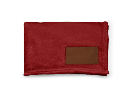 Van-Eyck Decke aus rPET (240 g/m²). Mit personalisierbarem Aufnäher