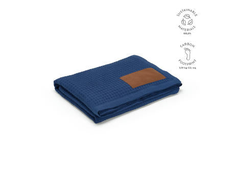 Giotto Decke recy.Baumwolle (200 g/m²). Mit personalisierbarem Aufnäher