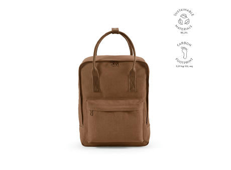 Stockholm 18L Rucksack aus recy.Baumwolle 450gsm. rPET-Tragegriffe