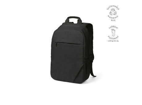 Vilnius 18L Rucksack aus rPET. Fronttasche. Laptops bis 17"