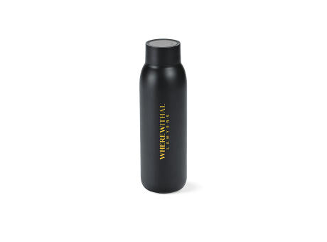 La Plata Trinkflasche recy.Edelstahl (rSS), 650 ml.  Mit LED-Anzeige