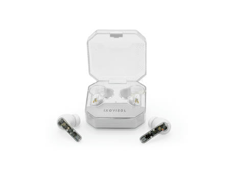 Ghostbuds Ohrhörer aus rABS, 400 mAh. 6 Stunden Wiedergabezeit