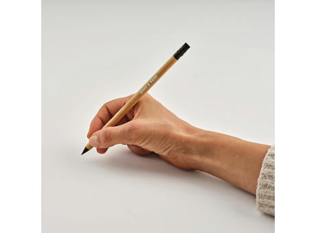 Kerouac Tintenloser Stift. Bambus mit Graphitspitze und Radiergummi