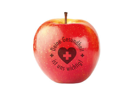 Apfel rot "Deine Gesundheit"