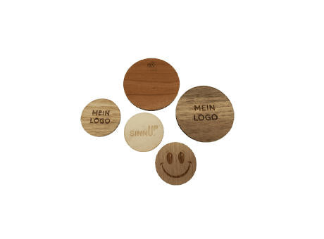 NFC Holzbutton Klebevariante