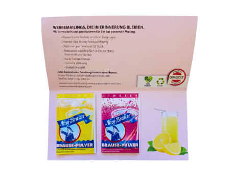 Brausepulver-Mailing 2er Set