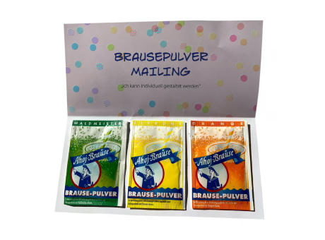 Brausepulver-Mailing 3er Set