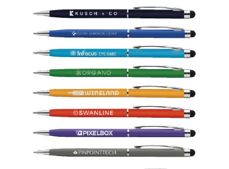 BIMINI Stylus Soft Touch Kugelschreiber mit Lasergravur