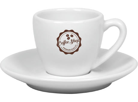 KÖNITZ Porzellan Becher / Tasse mit Untertasse Coffee Bar ONE