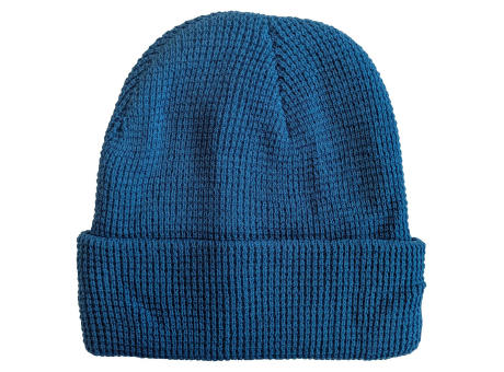 Strickmütze in Waffeloptik