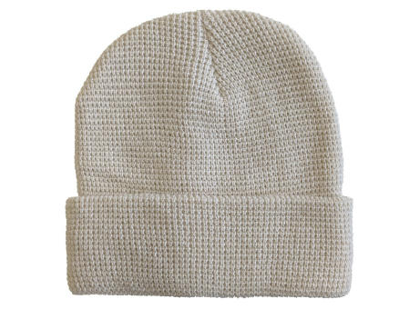 Strickmütze in Waffeloptik