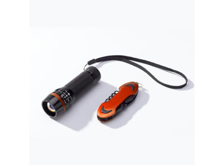 Set Colorado I: LED-Taschenlampe und Taschenmesser