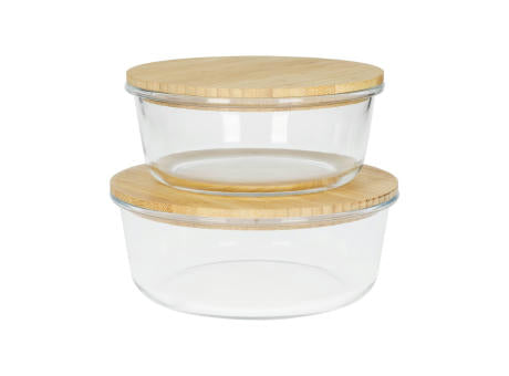 Glasbox "Balance", rund 17x7 cm