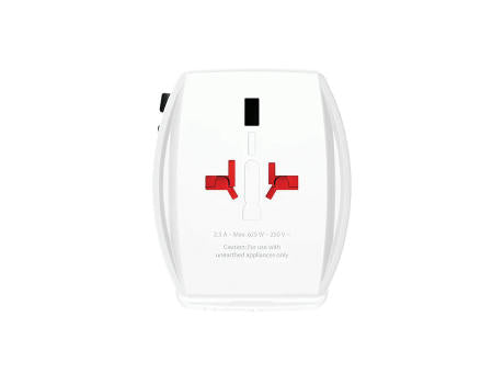 SKROSS World Travel Adapter MUV 65W PD mit USB-C-Kabel