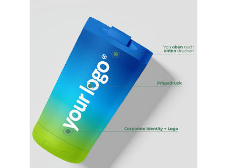 Thermosbecher / Kaffeetasse - 360° Rundum Bedruckt (FC) - 500 ml