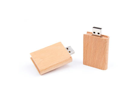 USB Stick Wood Book