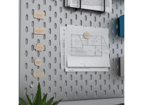 Kühlschrankmagnet rund (FSC® zertifiziert)
