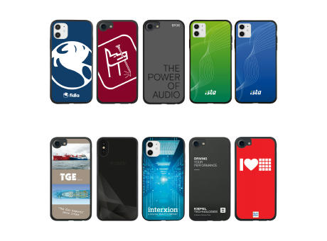 Handy Hülle iPhone™ 6/6s/7/8/SE(2020/2022) Black Series Soft Case TPU Silikon mit Mikrofaser Innenseite matt schwarz